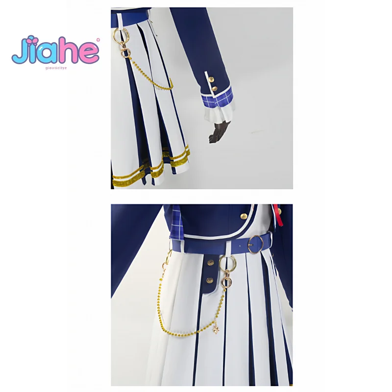 كوكب أيكاتسو! أزياء تنكرية هانا رولي بيت شيوري كيو بيت روز جيرل سويت JK فستان بحار قميص حفلة الهالوين زي جديد