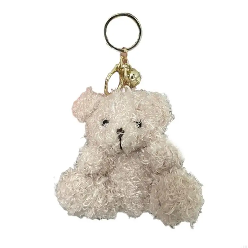 24BE Mini oso colgante peluche juguete oso muñeco llavero mochila decoraciones colgantes regalo para niños