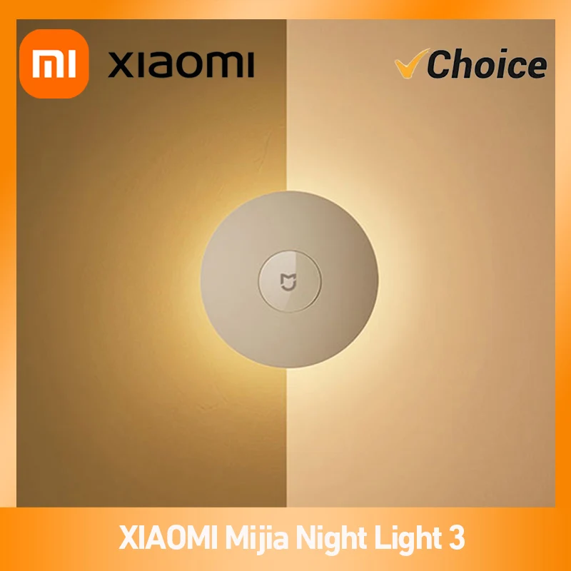

Ночник XIAOMI Mijia 3, регулируемая яркость, инфракрасный умный датчик человеческого тела, магнитная основа для умного дома, жизнь 9290041696