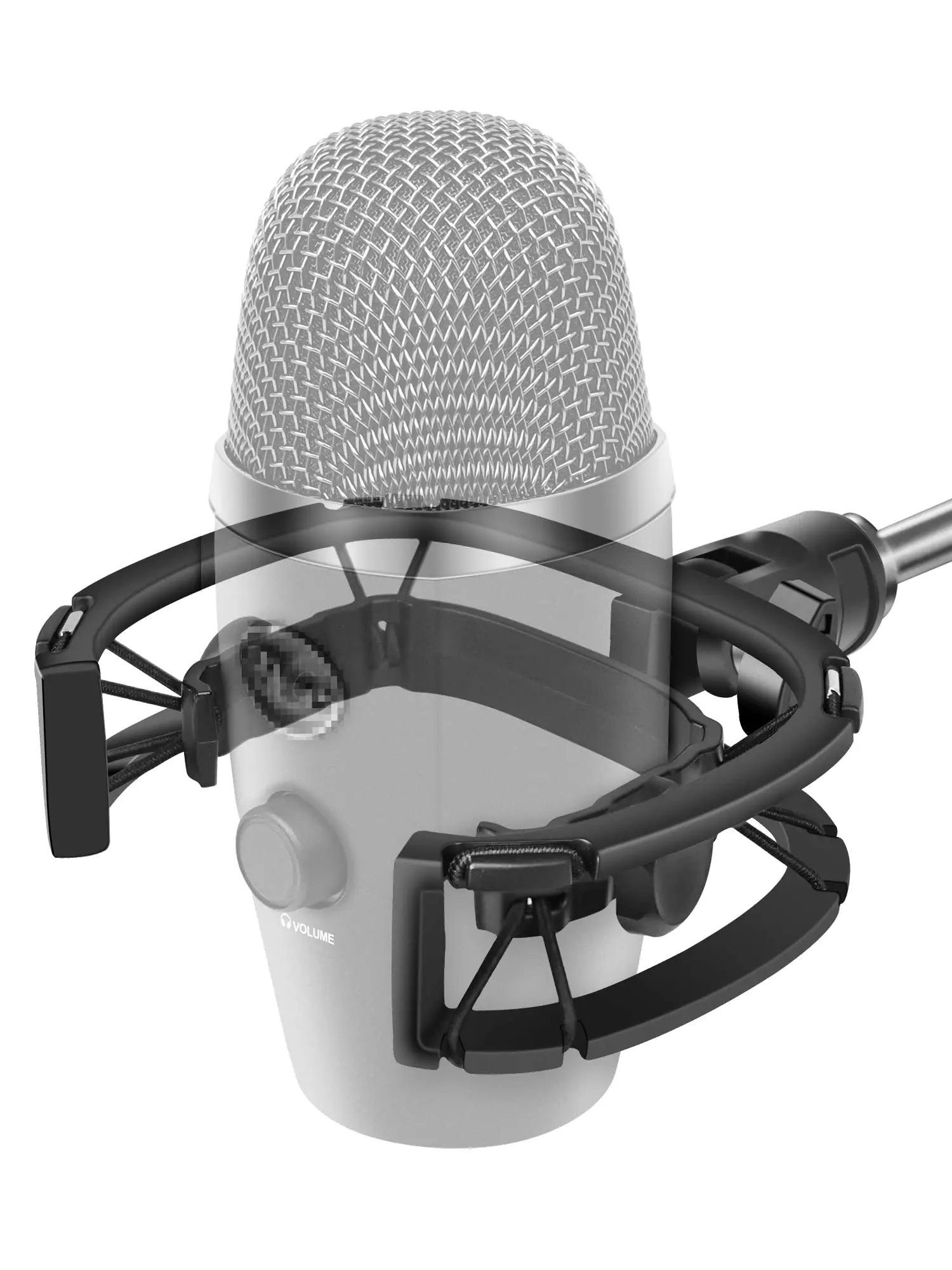 

Противоударное Крепление Etour Yeti Nano с поп-фильтром, [изготовлено на заказ для Yeti Nano Mic] Антивибрационная подвеска с держателем