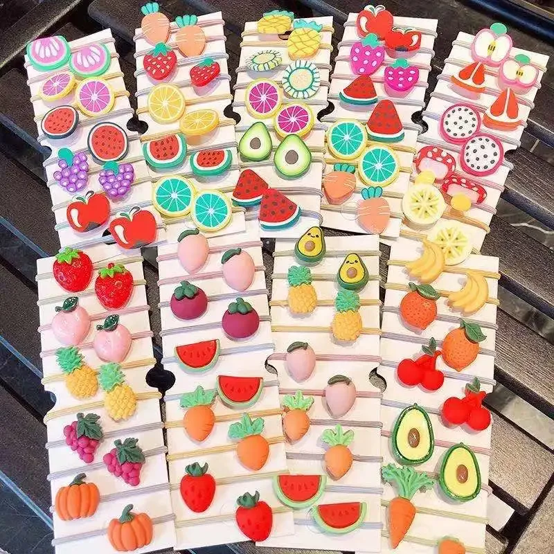 Fruit Slice Polymer Clay Watermelon Lemon Avocado Fake Sprinkles Clay Slices for Resin Mold Making Jewelry Filling Slime 10g