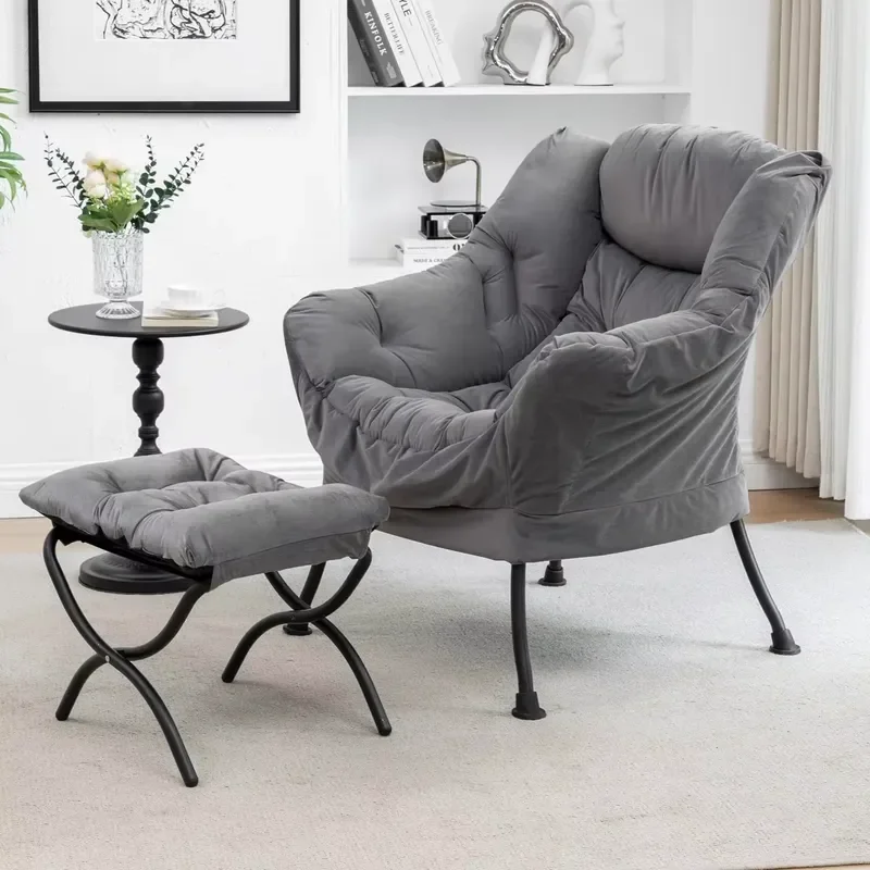 Home Lazy Sofa Chair Internet-Famous Single Student Dormitory Bedroom Small Balcony Recliner Casual Footrest Light