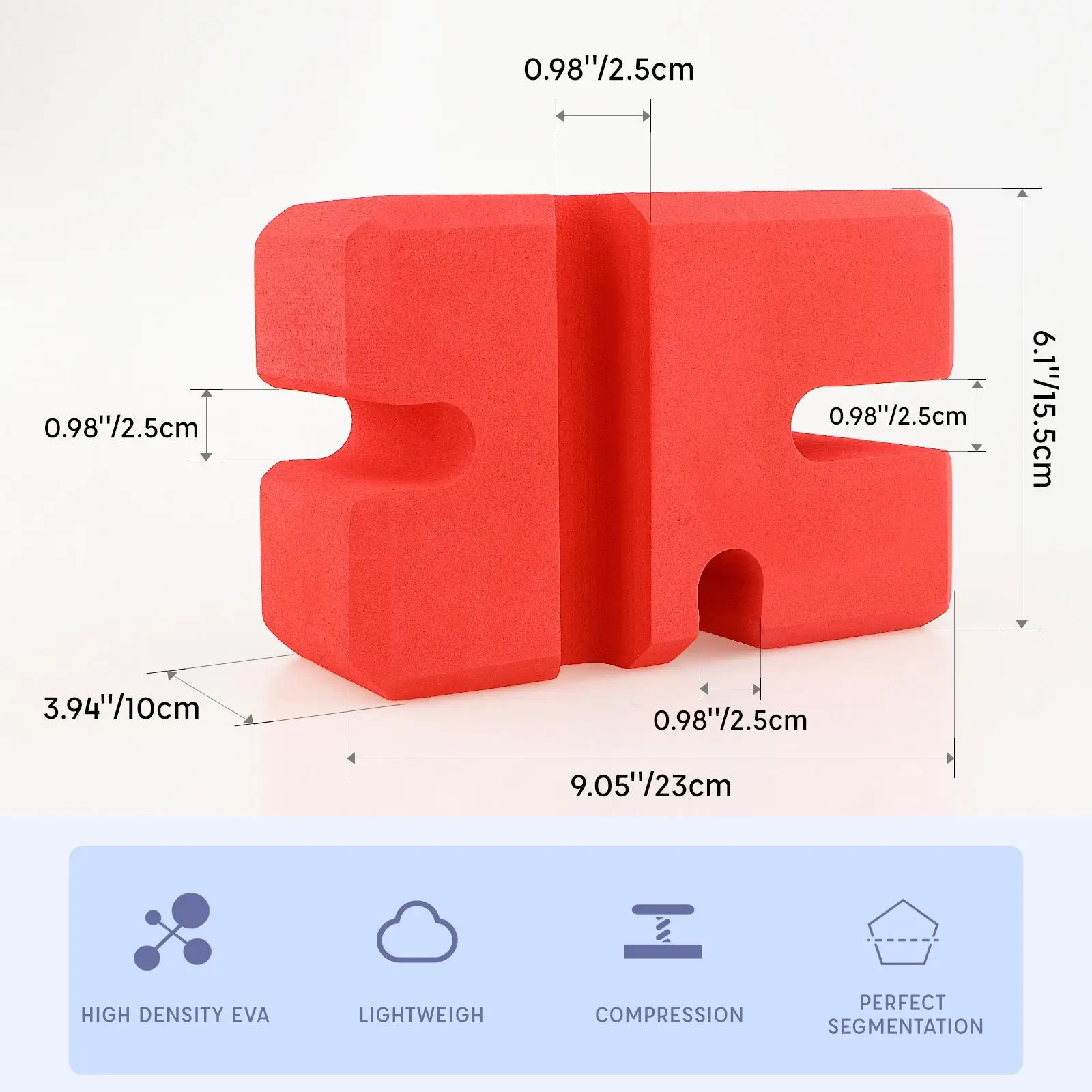Deep Squat Board Press Block EVA Material Bench Rest Support Trainer for Muscle Strength Weightlifting