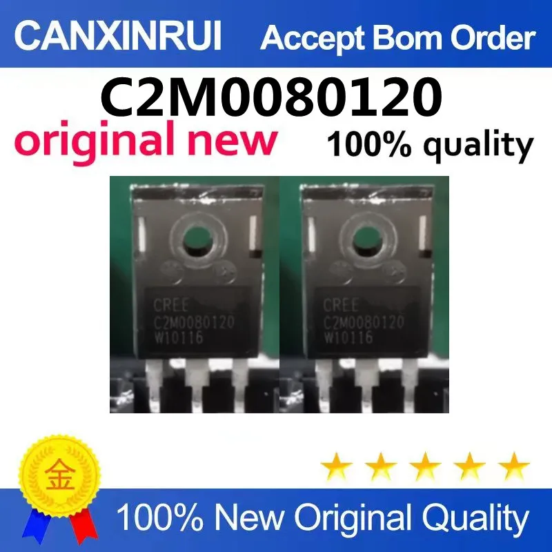 (5-100piezas)C2M0080120; SiC MOSFET for new energy imported and in good condition measurement