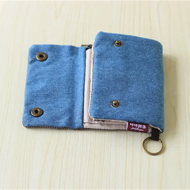 2024 Women Cotton Fabric Short Wallet for Female Large Capacity Coin Purse Card Holder Ladies Multifunction Men Purse Carteira