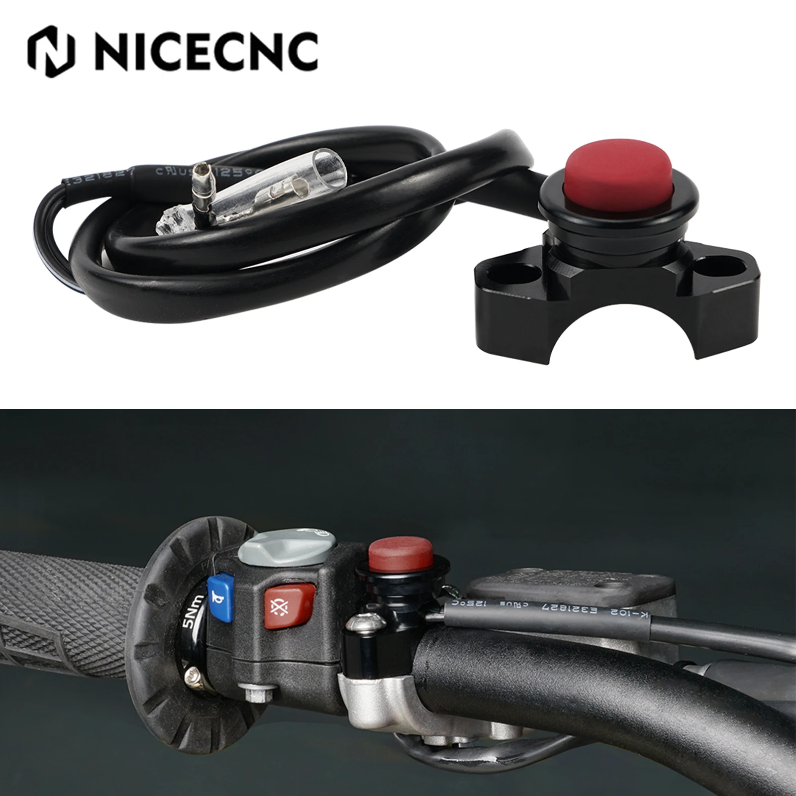 AliExpress NICECNC Engine Kill Switch Starter Switch Stop Button For Dirt Bike ATV UTV Dual Sport KTM Yamaha Honda Arctic Cat Can-Am Polaris