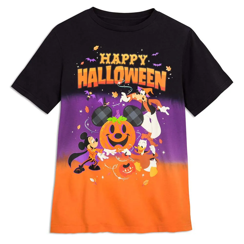 

Disney Happy Halloween Mickey T-Shirt for Adults 2025 New 3D Printed Spooky Short Sleeve Tee Holiday Party Plus Size T-shirt