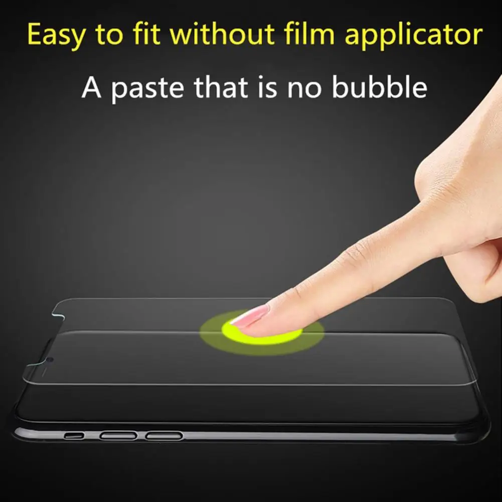 Protector de pantalla de vidrio templado antirreflectante, película protectora a prueba de aceite para iphone X y Apple