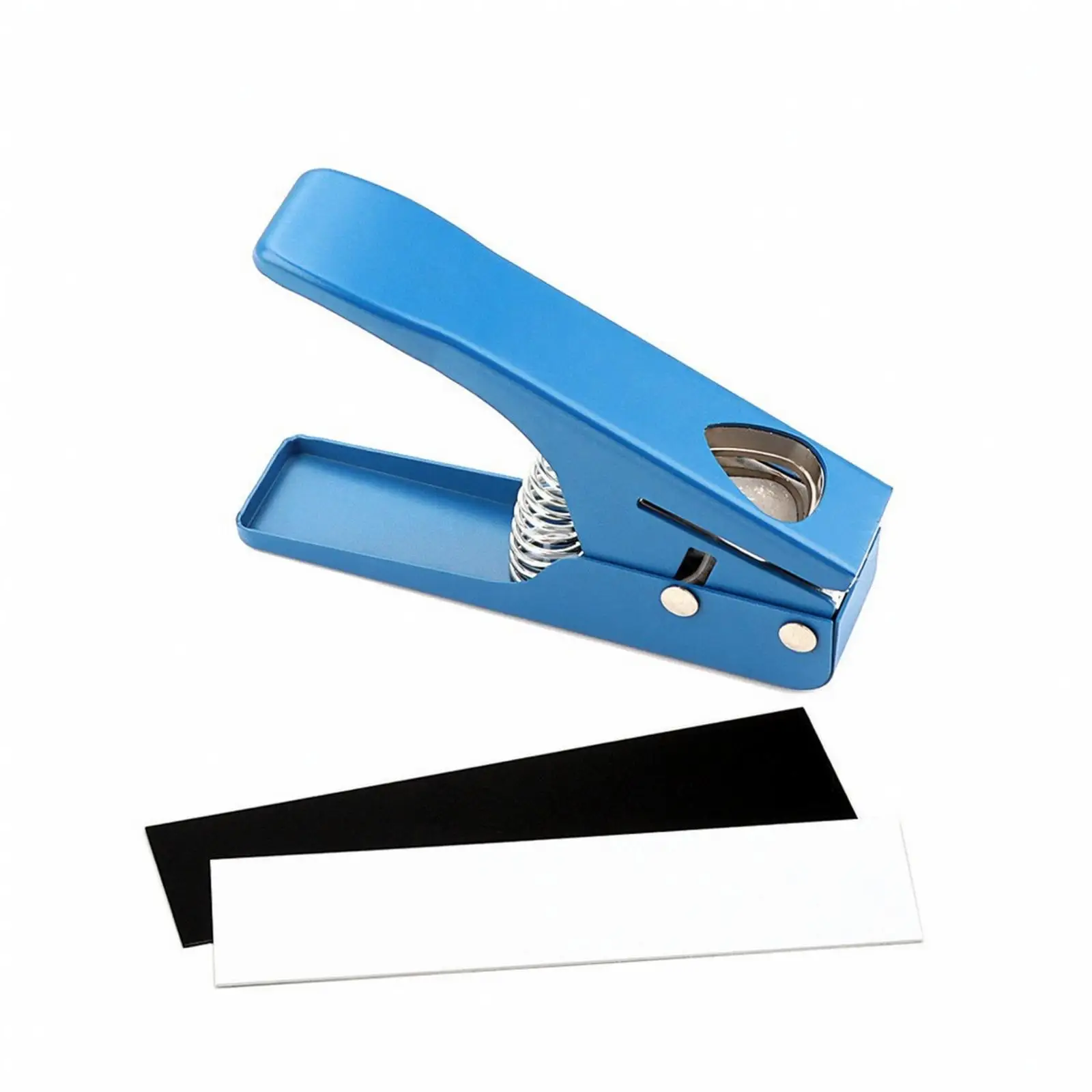 Hand Operated Guitar Pick Cutter Punch Tool for DIY Plectrum Making from Plastic Sheets Fits Standard Size for Acoustic Guitar