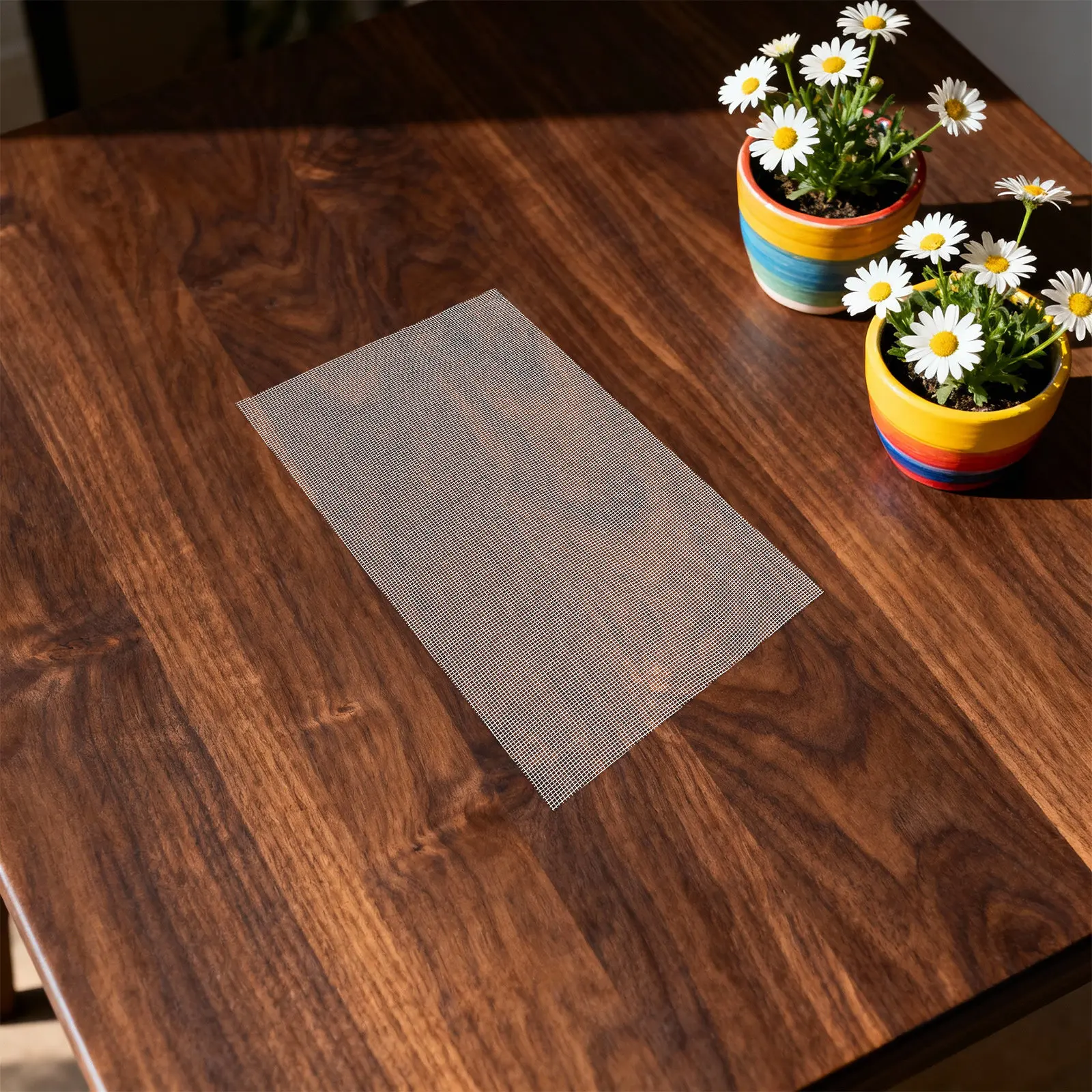 

10 шт. дренажных сеток для цветочных горшков, дышащие сетчатые маты для удержания почвы, аксессуары для растений, сетка для дна горшков для бонсай, предотвращающая вынос почвы