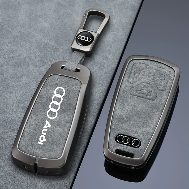 Car Key Fob Case Cover for Audi A4 S4 RS4 B9 A5 F5 S5 RS5 A6 A7 C8 A8 S8 D5 Q2 Q5 SQ5 FY Q7 SQ7 4M TT FV TTS TTRS R8 Accessories