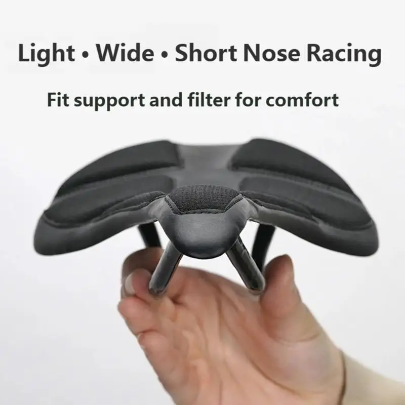 

U2JB Hollow Bike Saddles Pad Nonslip Bike Cushion for Mountain Exercise Bike