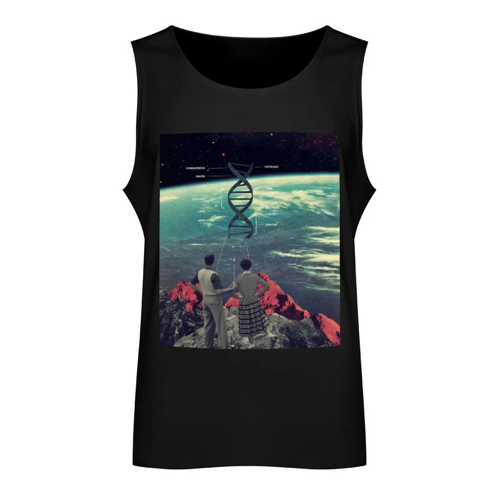 Distance And Eternity Tank Top vest men mens gym clothes cool things basketball clothing