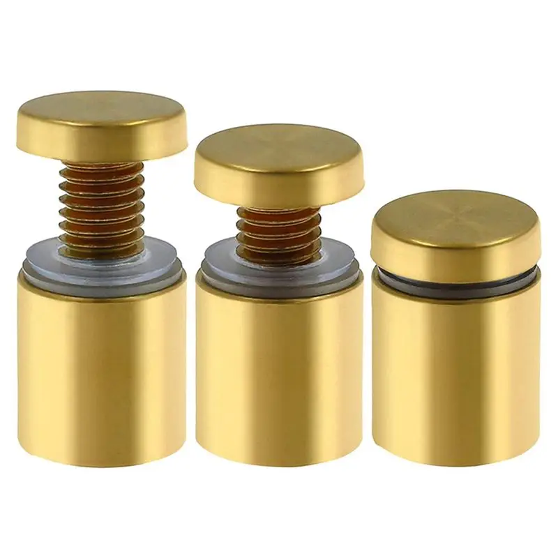 AS94-72 Pcs 3/4 Inch X 1Inch Stainless Steel Standoff Screws, Wall Sign Standoff Mounting Hardware Advertising Glass Standoff
