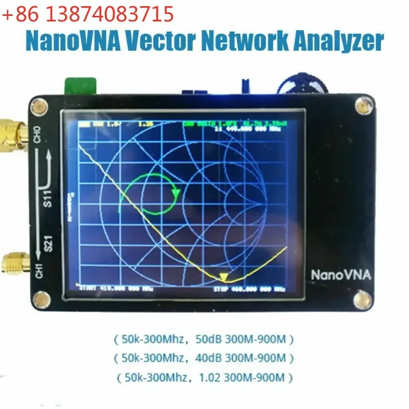 2.8 inch 4 inch LCD Display NanoVNA VNA HF VHF UHF UV Vector Network Analyzer Antenna Analyzer + Battery NanoVNA-H NanoVNA-H4
