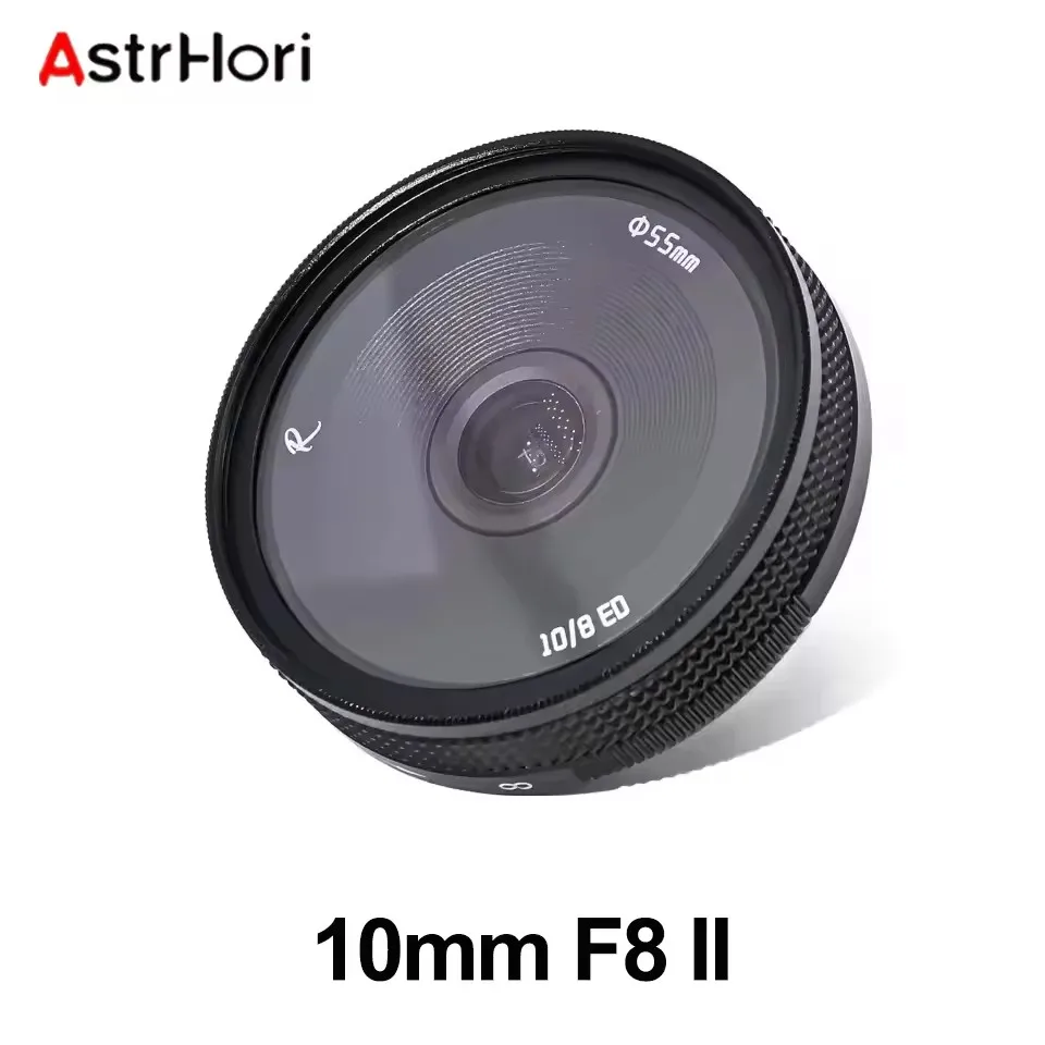 AstrHori 10mm F8 II APS-C Obiettivo grandangolare manuale Sony E Fuji X M43 Leica Sigma Lumix L Nikon Z A7CII A6400 Z8 Z9 XT5 XT30 Z6