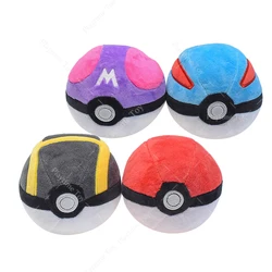 1 unidad de juguetes de peluche TAKARA TOMY Pokemon Ball Poke Ball Pokeball juguetes de peluche suaves regalos 12CM