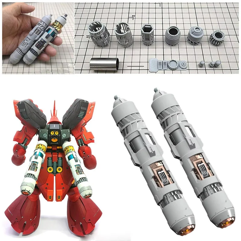 

AT82-2Pcs Fuel Tank Kit For 1/144 HG Nightingale For MG 1/100 Sazabi Ver Ka Sinanju Stein Upgrade Parts High Quality Gifts