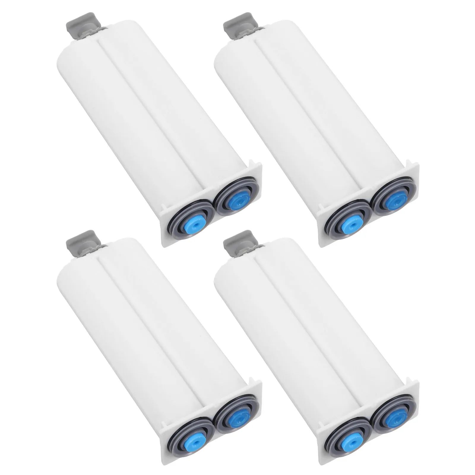 4Pcs Ab Glue Mixing Tube Plastic Refillable Epoxy Tubes for Precise Adhesive Mixing Repair Welding Gap Filling Sealant Holder