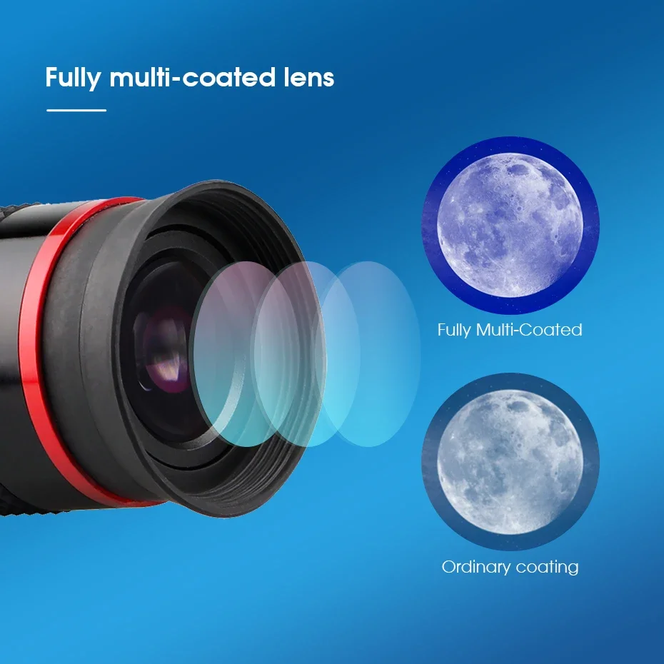 Svbony SV48P 102mm Astronomisches Teleskop-Set, SV225 MINI, SV225T, SV188P Zenithspiegel, 68 ° Okular für Astrofotografie – Detail 28