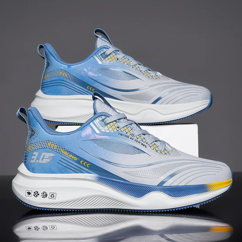 

Men's four season outdoor wear-resistant casual breathable speed runing shoes comfortable sneakers soft-sole racing sports shoes