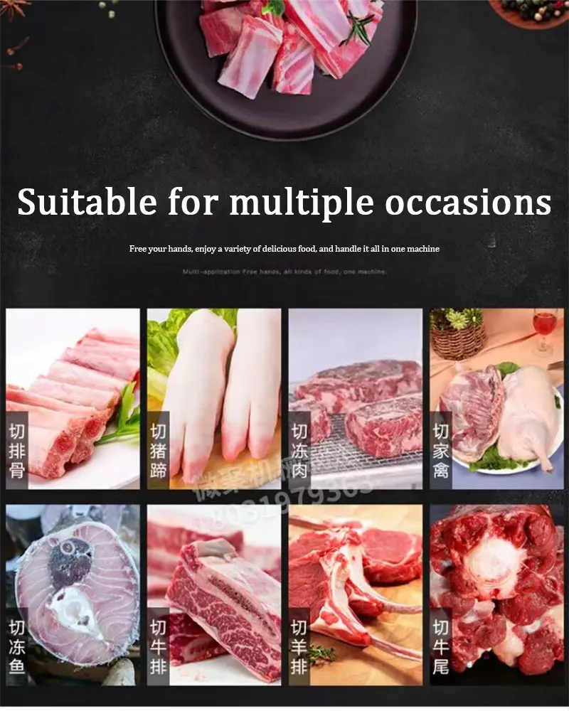 

Высококачественная промышленная электрическая машина для резки костей, замороженная рыба, курица, птица, мясо, костная пила, машина
