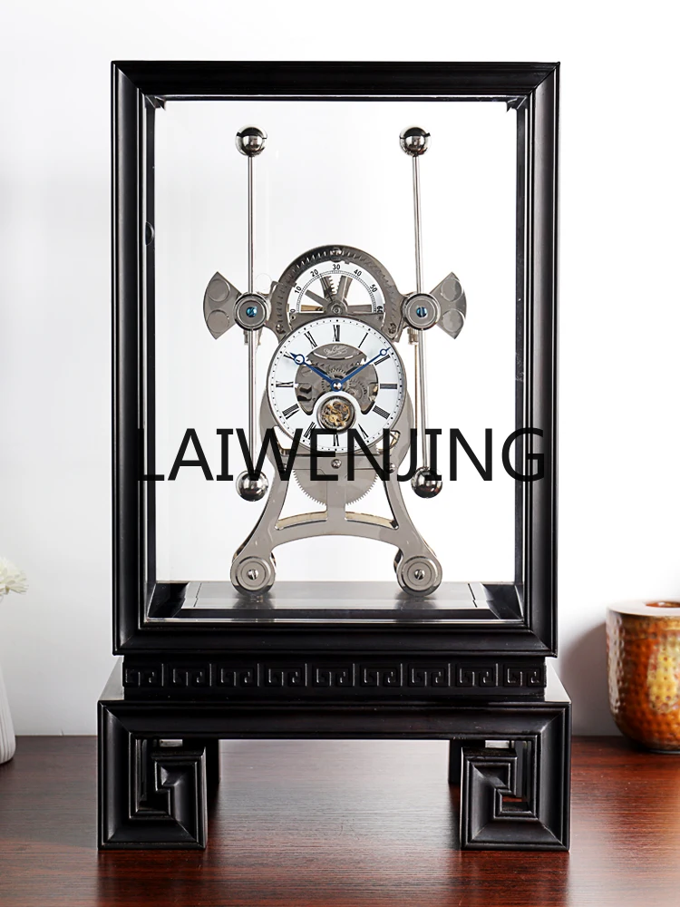 Navigation Clock Creative Living Room Mechanical Countertop Decoration Collection Hoppergrass Blackwood Desk Clock