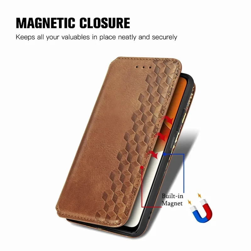 Flip Case For Vivo X80 Lite X90 Pro 5G Luxury Leather Magnetic Book Phone Shell For Vivo X100 X 90 X70 X60 Pro Plus Wallet Cover