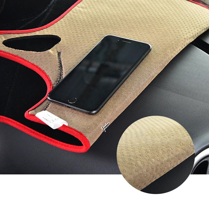 Car Dashboard Cover Mat for Smart 451 453 Fortwo Forfour Auto Dash Board Sunshade Pad Anti-Slip Dash Mat Interior Accessories