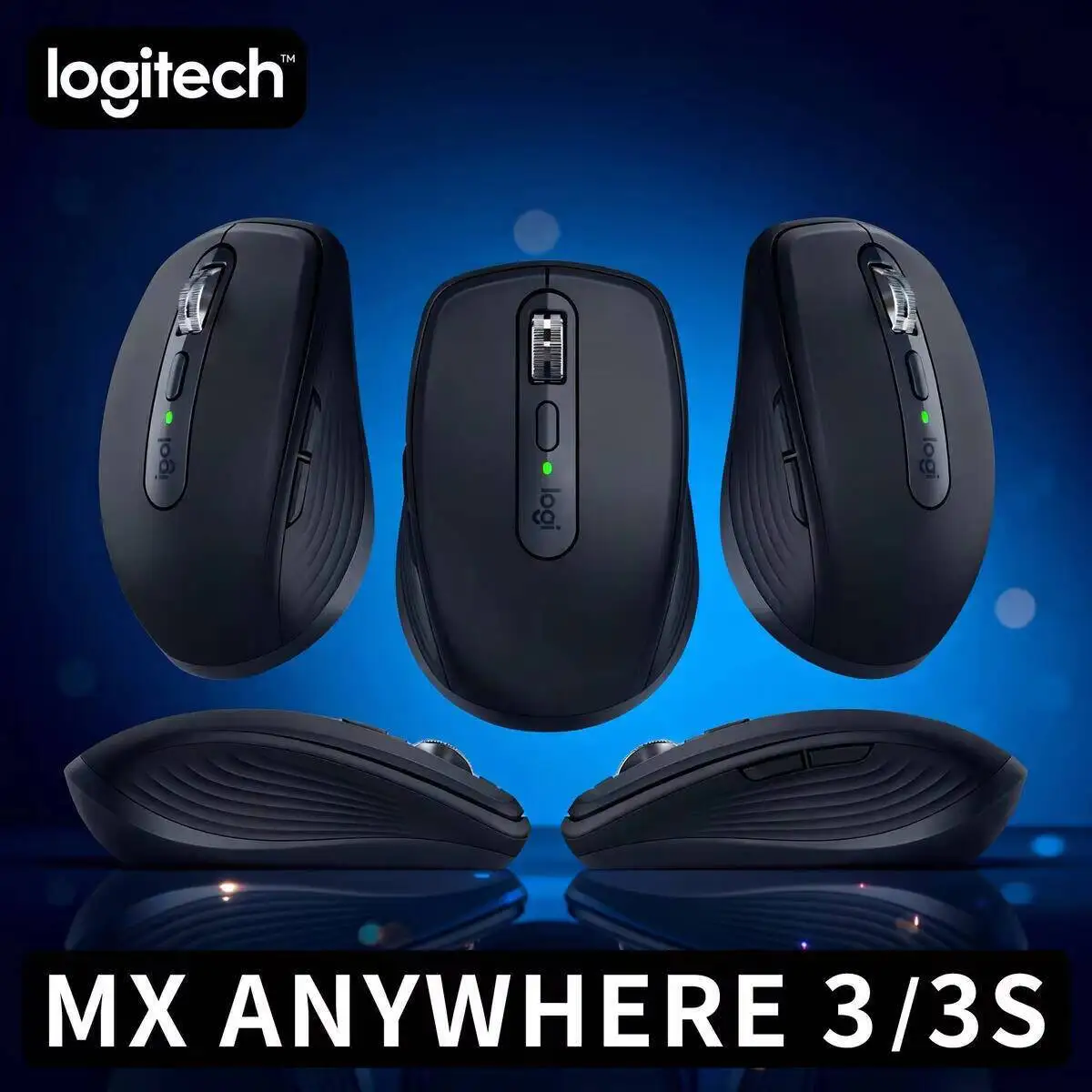 

Компактная мышь Logitech MX Anywhere 3S, эргономичный дизайн, перезаряжаемая, с быстрым прокруткой для портативных ПК Mac
