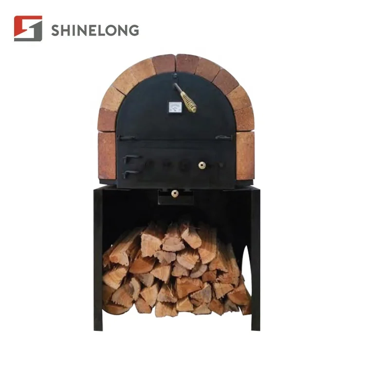 Horno de pizza de leña para restaurante, ladrillo aislado, horno de pizza para interiores o exteriores, hornos de pizza de leña a fuego de madera a la venta