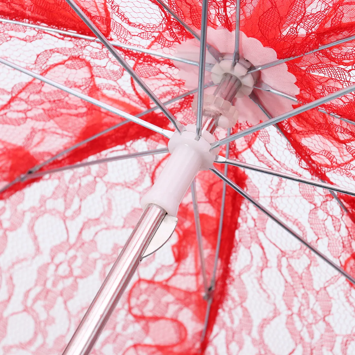 

Wedding Umbrella Bridal Lace Cotton Parasol Vintage Handmade Embroidery Photo Props Tea Party Accessories Sunshade Elegant