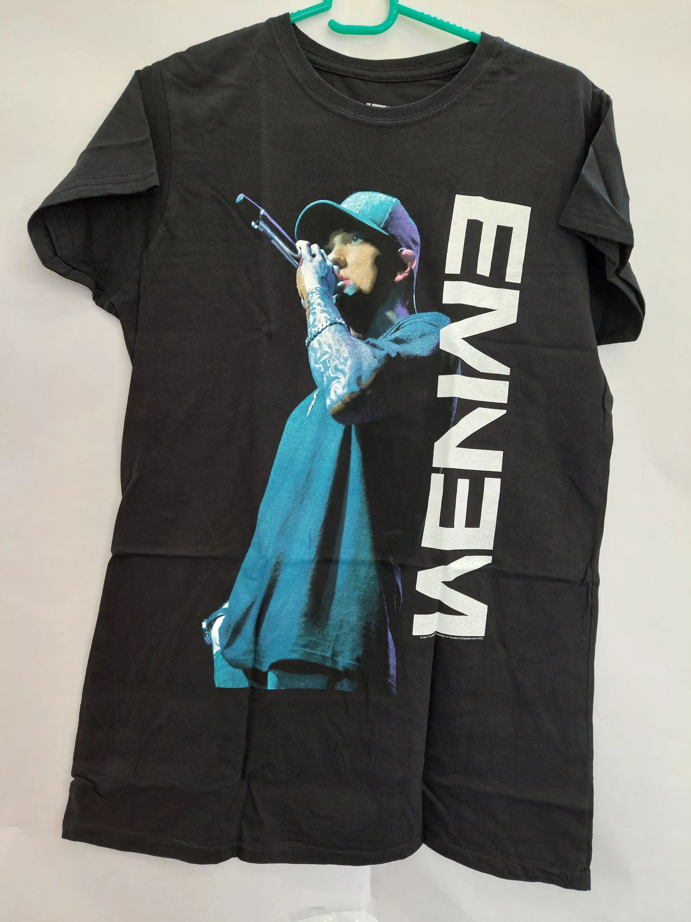 Ladies Eminem Slim Shady Mic Pose OFFICIAL T Shirt Womens Girls