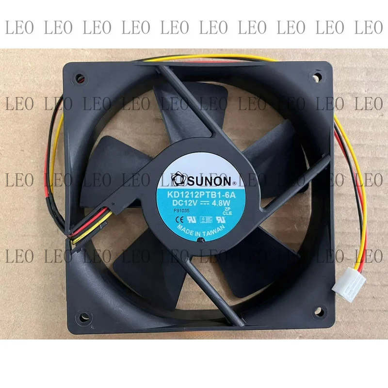 MY 1pcs For SUNON KDE1212PTB1-6A  12V 4.8W 120*120*25mm cooling fan 3PIN