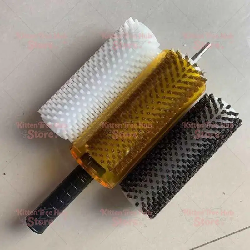 Snowboard Waxing Set, Snowboard Waxing Roller Brush, Polishing Roller Brush, Nylon Brush Horse Hair Brush, Copper Wire Brush