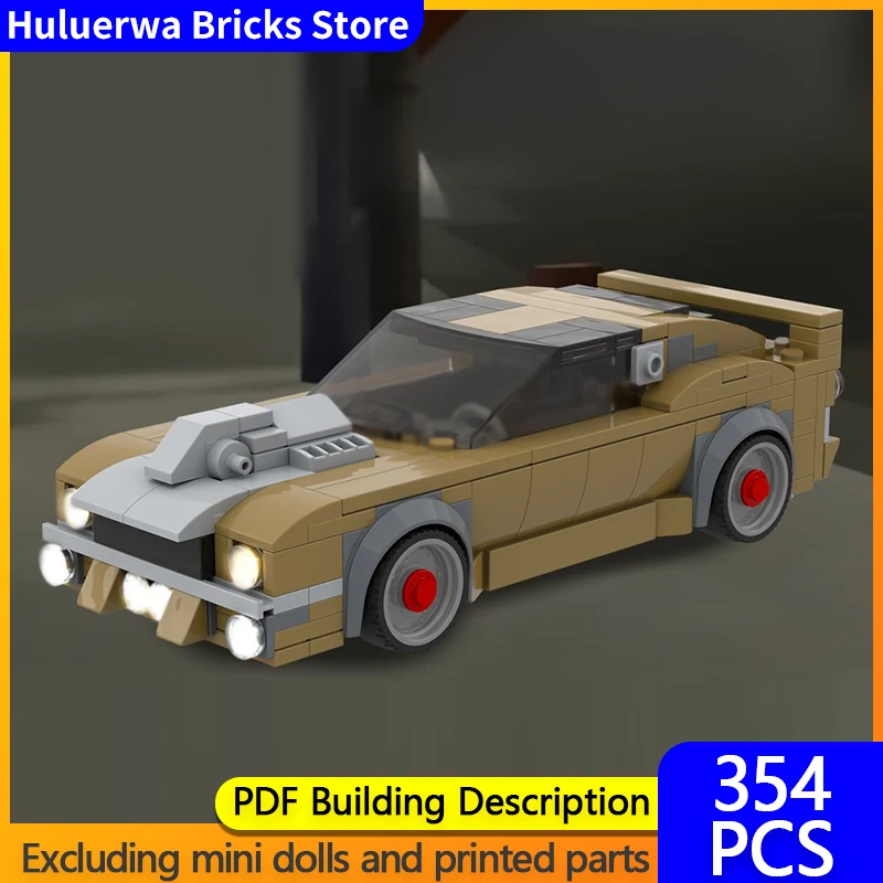 

Модель скоростного гоночного автомобиля MOC, строительные кирпичи, заклепанный высокопроизводительный гоночный автомобиль, модульная технология, детские праздничные подарки, игрушки