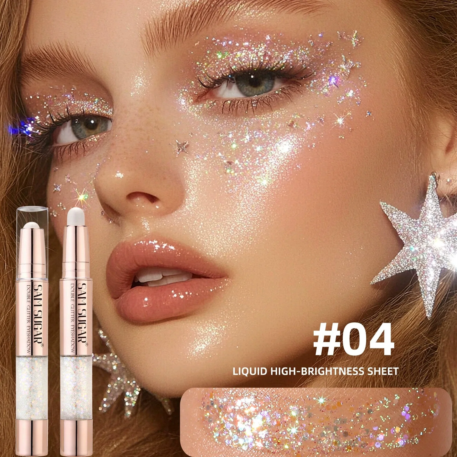 12 สีปลายคู่พร้อมอายแชโดว์ปากกาคอนทัวร์หนอนไหม, ไฮไลท์, คอนทัวร์, ปากกาบลัชออนเงาสามมิติ