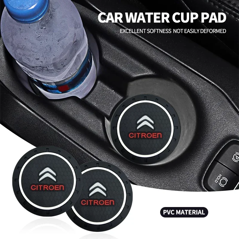 2Pcs Car Coasters W… - image