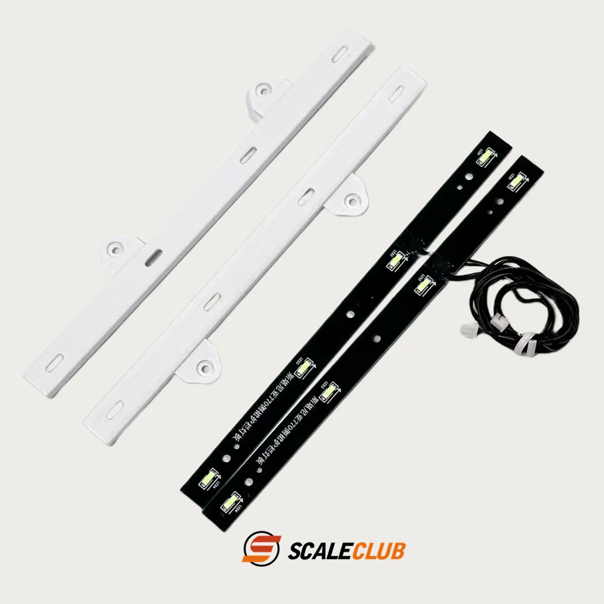 SCALECLUB Model Side Panel Lights, Parking Lights, and Side Marker Lights for Tamiya RC 1/14 770S 3-Axle Tractor Truck Model Toy