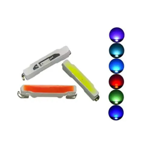 100PCS 020 패치 LED 레드 블루 에메랄드 그린 옐로우 오렌지 따뜻한 화이트 콜드 화이트 라이트 다이오드 램프 구슬 3806 측면 빛나는 측면