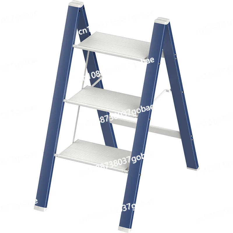 

Household multi-functional ladder, thickened safety aluminum alloy folding ladder, indoor telescopic staircase flower stand