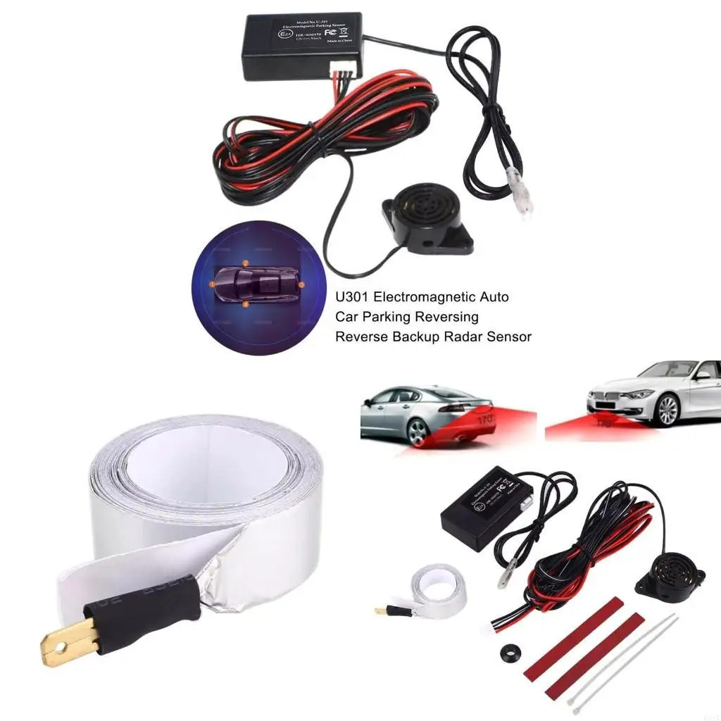 6XDF Electromagnetic Induction Sound Warning Parking Reverse Backup Parking Radars for Car Truck RV