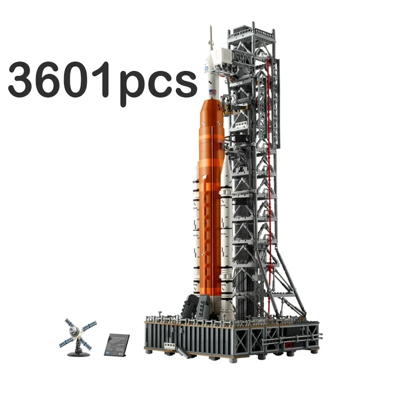 In Stock 3601pcs Creativity Launch System Blocks Bricks Assembling Model Fit 10341 Toys for Children Christmas Gift Set