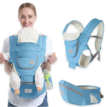 0-36ay ergonomik bebek sırt çantası taşıyıcı bebek çocuk bebek koltuk askı ön yüz kanguru bebek seyahat için bebek taşıyıcı şal
