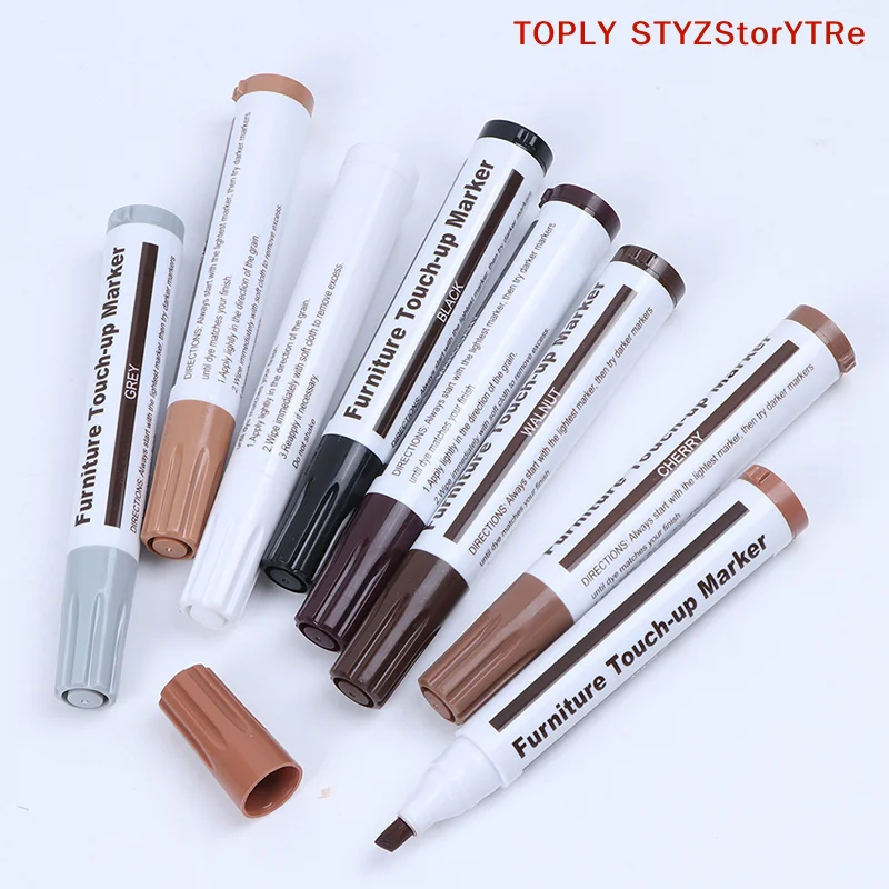 1PC Wood Furniture Touch Up Kit Marker Cream Pen Wood Scratc h Filler Remover Repair