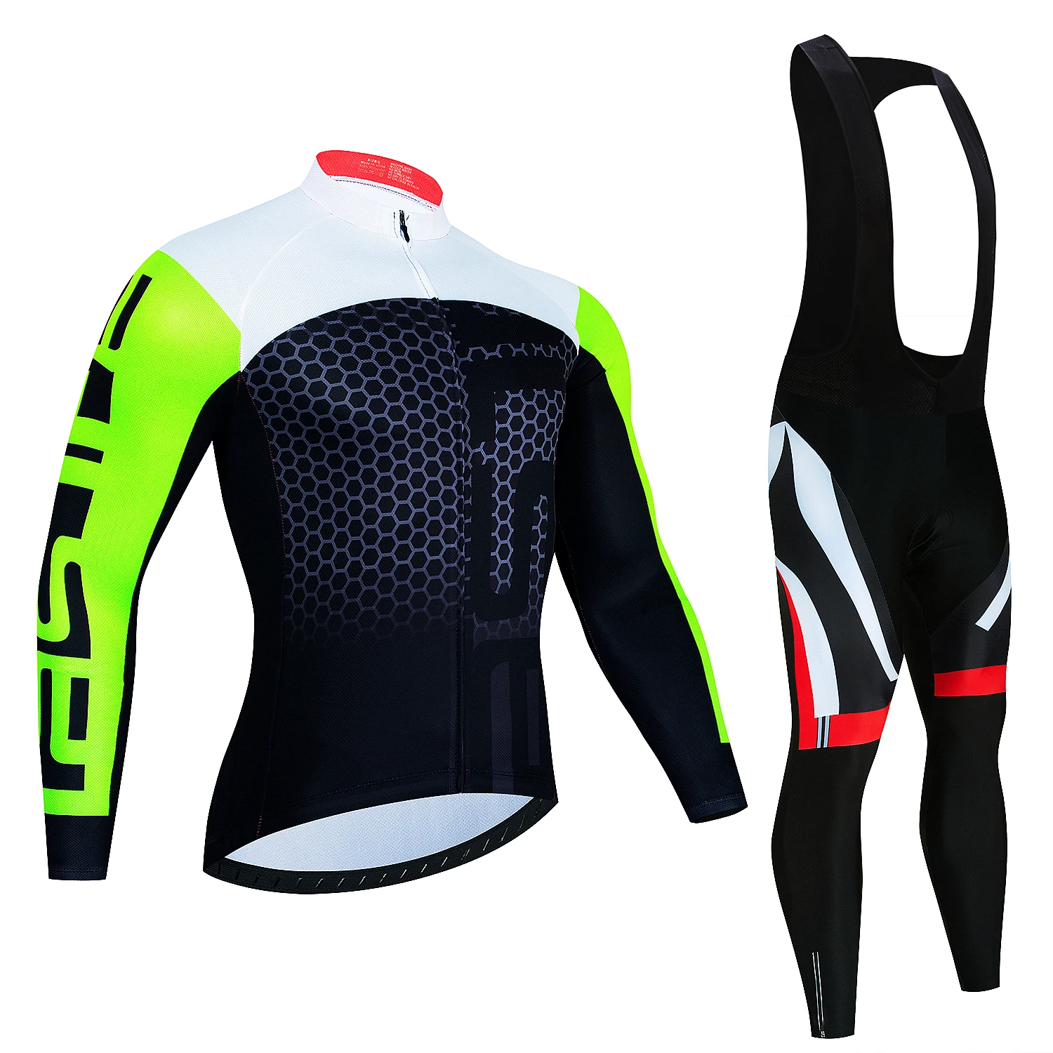 Rad trikots Set neue Sommer Träger hose schnell trocknen Männer Langarm MTB Fahrrad Kleidung Herbst Radsport Anzüge schnell trocknen – Detail 11