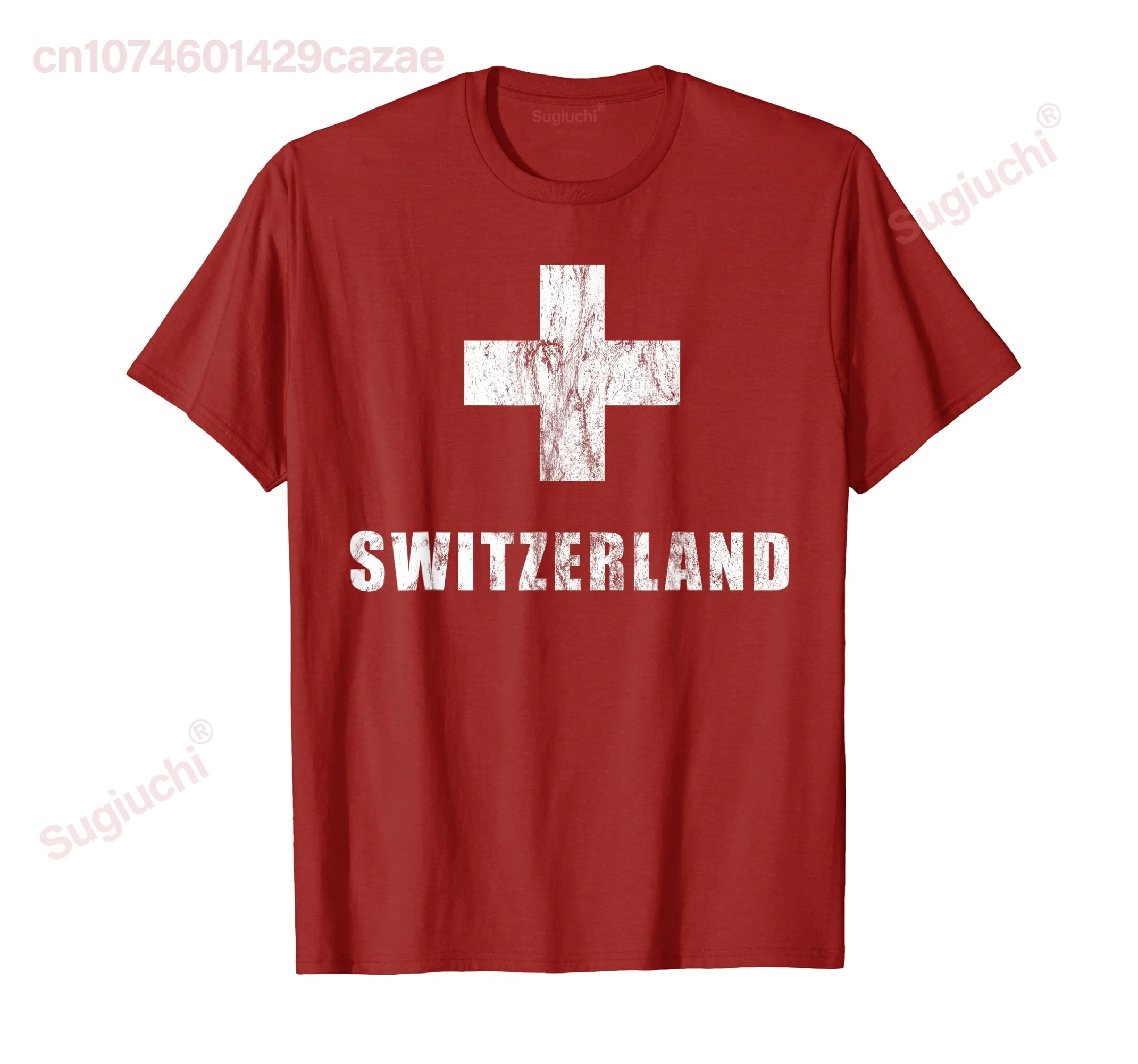 100% Cotton Switzerland Apparel for Swiss Retro Vintage Design Lover T-Shirt MEN WOMEN UNISEX T Shirts Size S-6XL