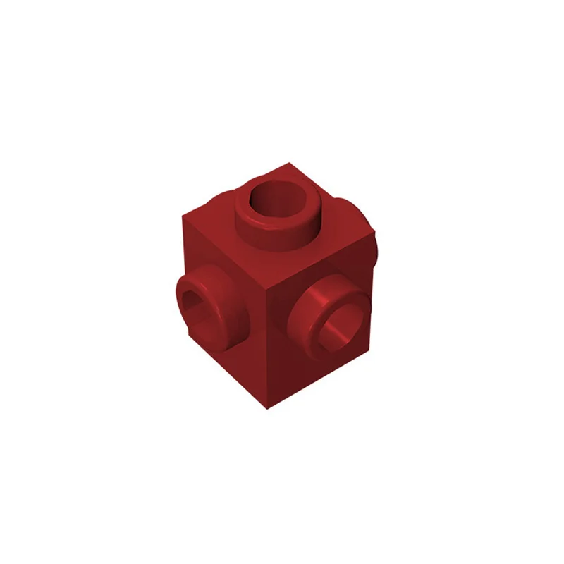 50 Stück 4733 Modifizierte 1x1-Steine mit 4-Seiten-Stiften, Modulare GBC-Spielzeugteile für Technische MOC-Bausteine – Detail 13