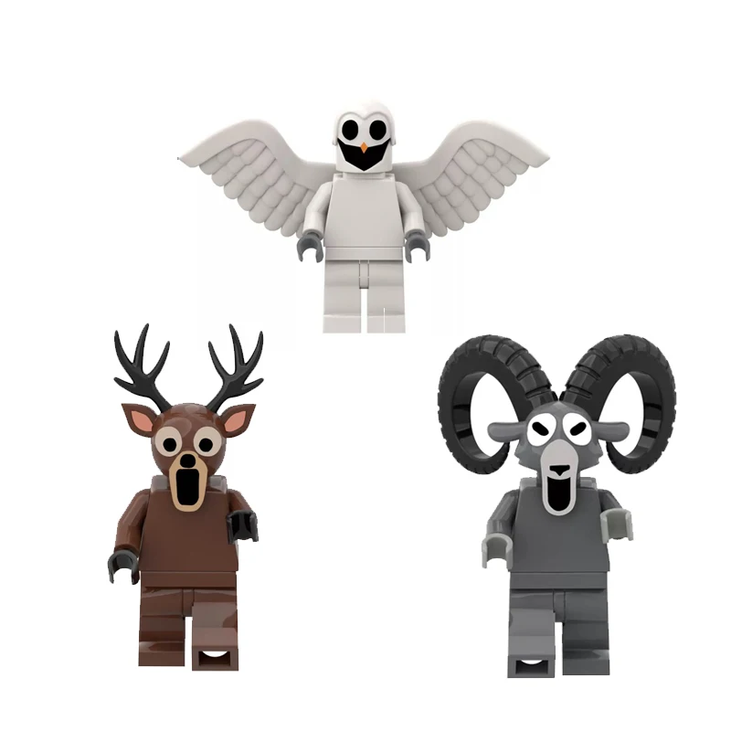 99 ليلة في الغابة زخرفة الكرتون لعبة عرض موقف مكتب الملحقات الغزلان البومة التماثيل الزينة #1