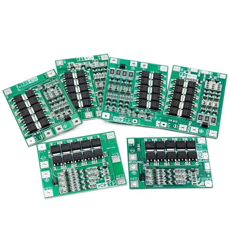 3S/4S 40A 60A Li-ion Battery Charger Protection Board 18650 BMS For Drill Motor 11.1V 12.6V/14.8V 16.8V Enhance/Balance